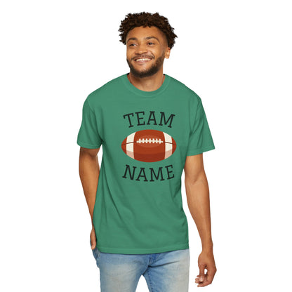CUSTOM Football Team T-Shirt for Parents & Kids - Personalize with Name, Team Name & Number