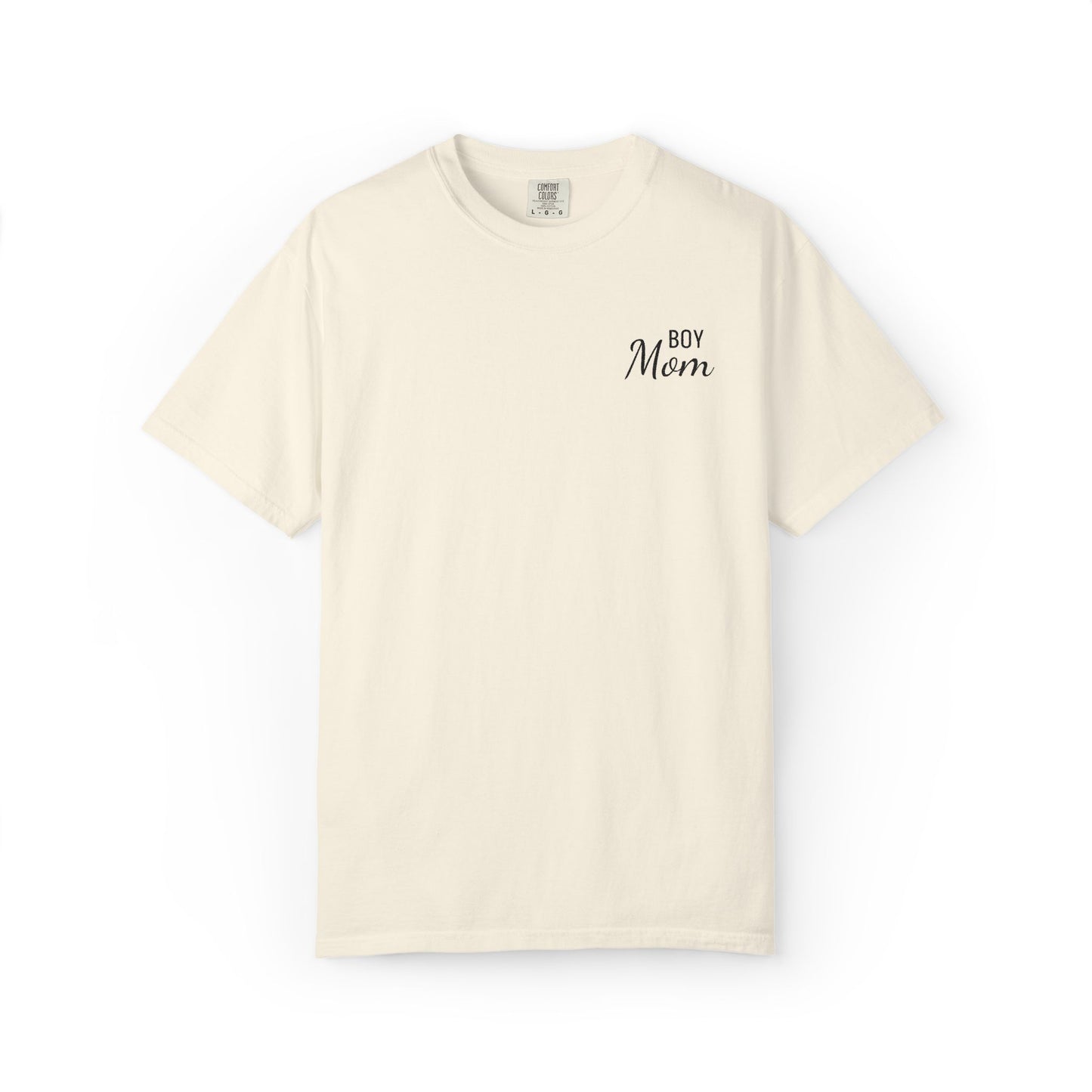 Boy Mom Embroidered Comfort Color T-Shirt