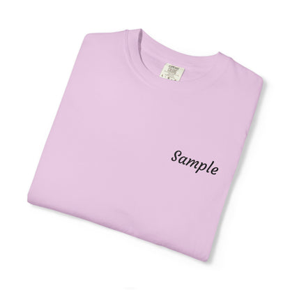 Custom Grandparent Embroidered Name - Comfort Color T-Shirt