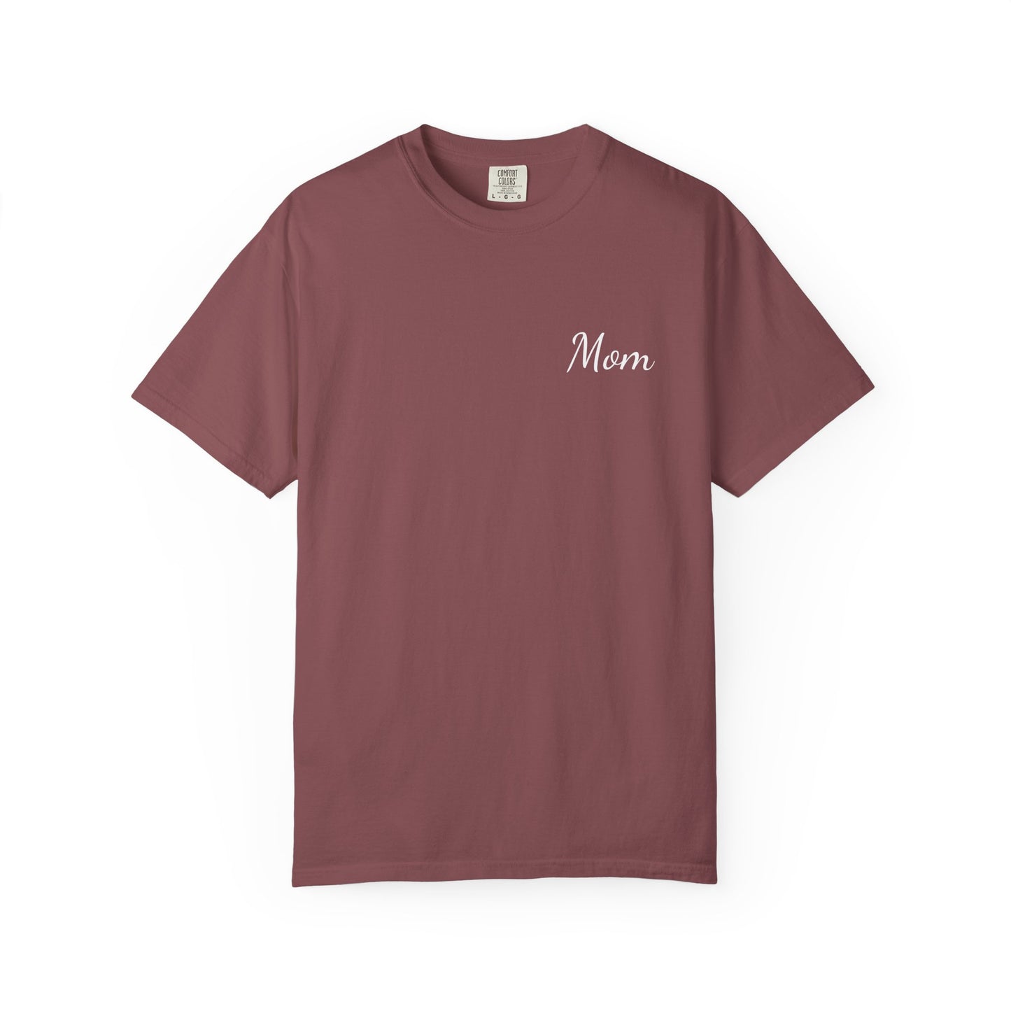 Mom Script Printed T-Shirt | Comfort Colors