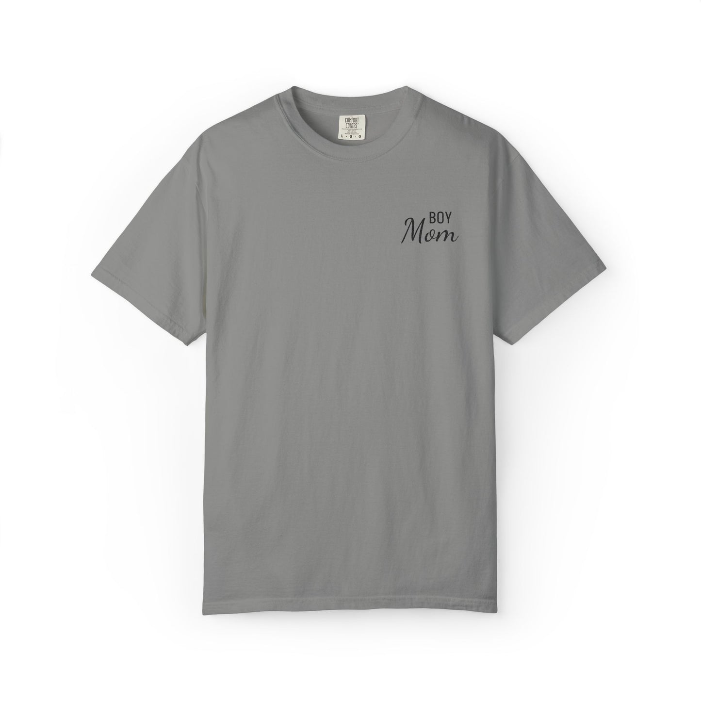 Boy Mom Embroidered Comfort Color T-Shirt