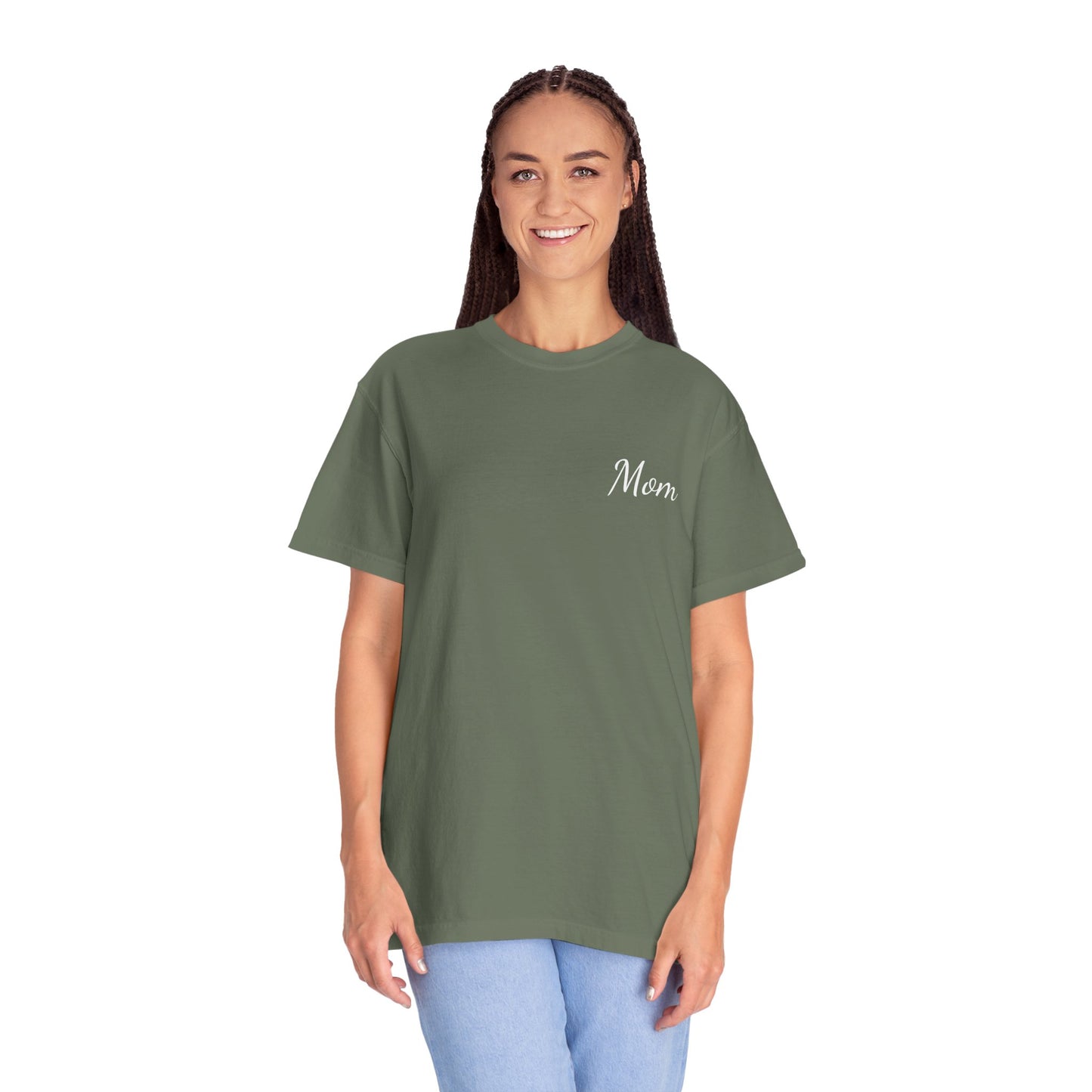 Mom Script Printed T-Shirt | Comfort Colors