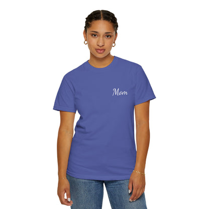Mom Script Printed T-Shirt | Comfort Colors