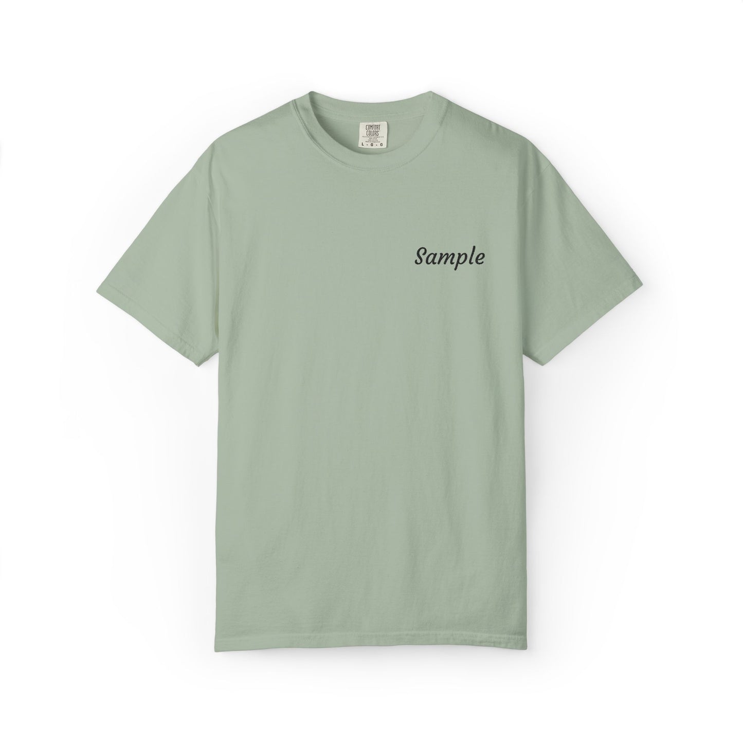 Custom Grandparent Embroidered Name - Comfort Color T-Shirt