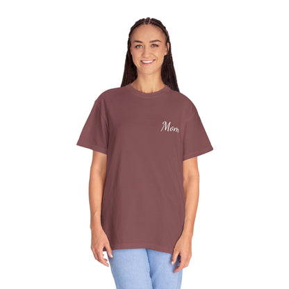 Mom Script Printed T-Shirt | Comfort Colors
