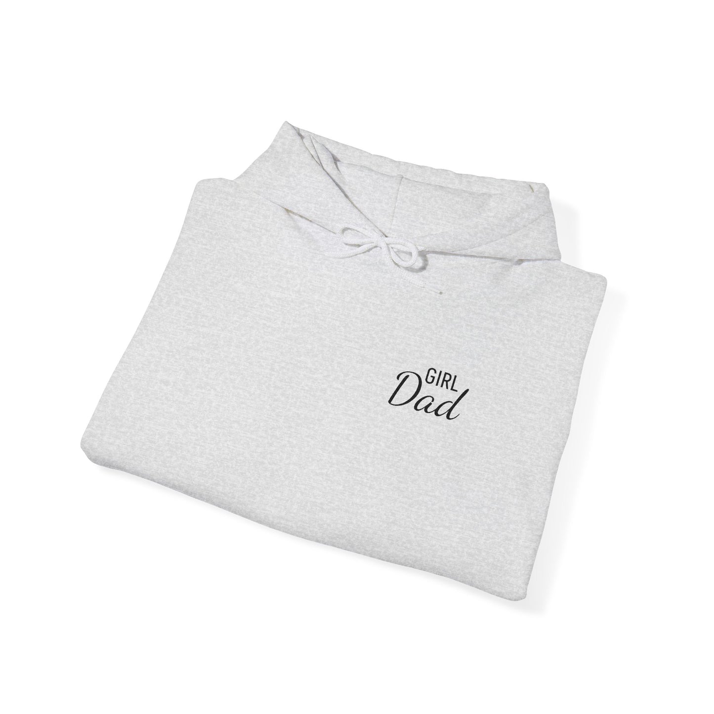 Girl Dad Embroidered Hoodie - Black Text