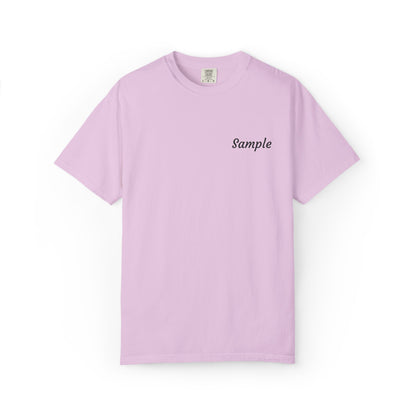 Custom Grandparent Embroidered Name - Comfort Color T-Shirt