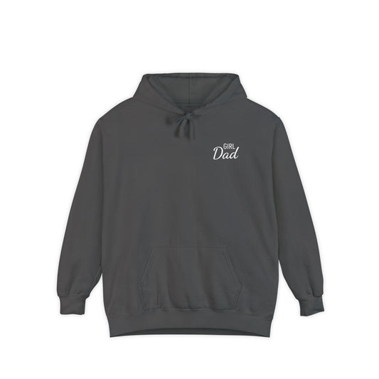 Girl Dad Heavyweight Hoodie — Minimal Script Chest Logo