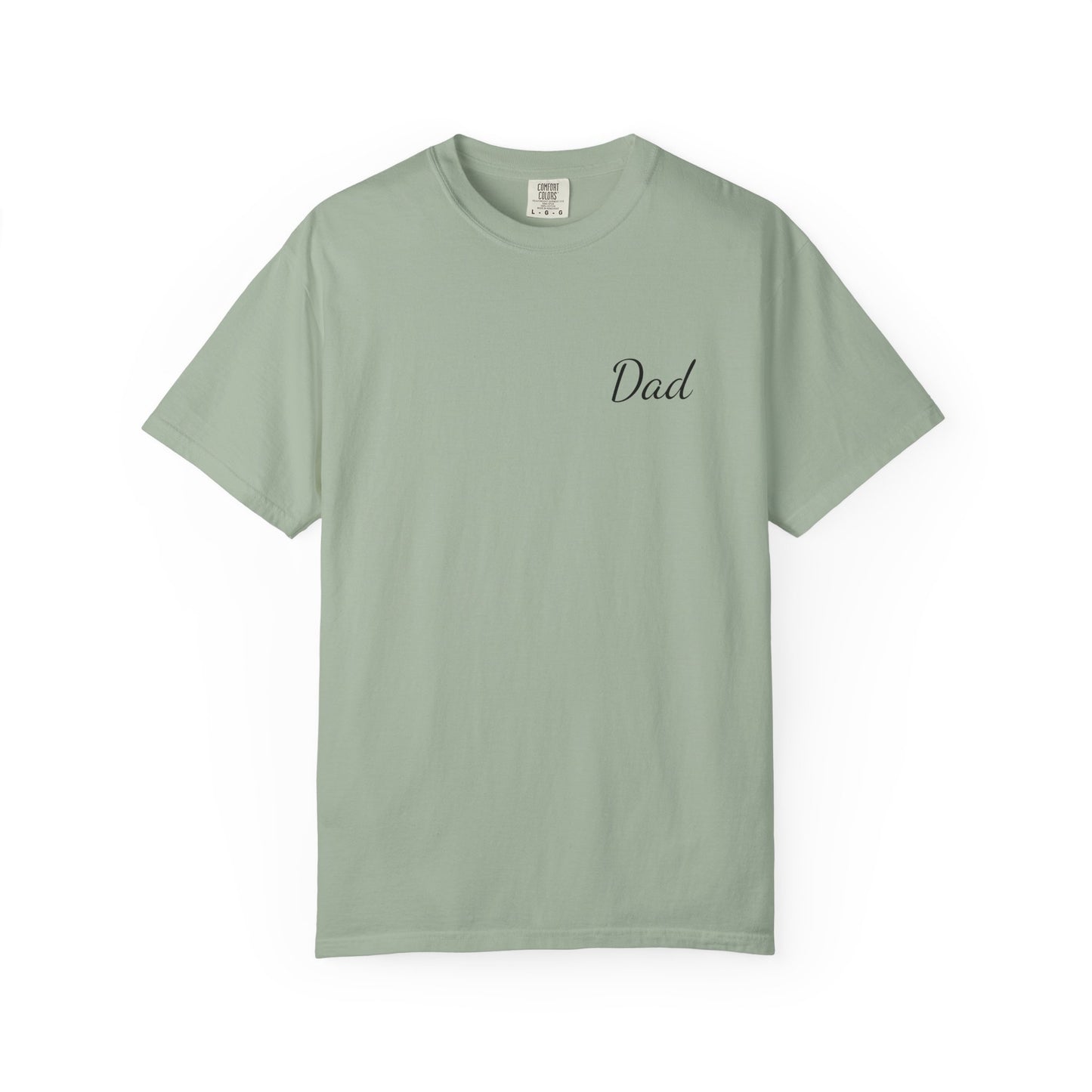 Dad Script Printed T-Shirt | Comfort Colors