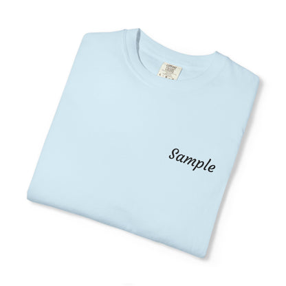 Custom Grandparent Embroidered Name - Comfort Color T-Shirt