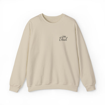 Girl Dad Embroidered Crewneck Sweatshirt