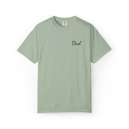 Dad Script Embroidered Comfort Color T-Shirt