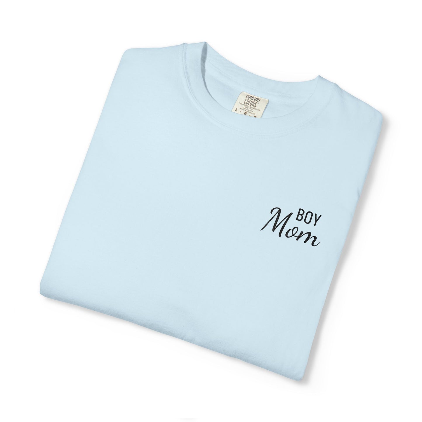 Boy Mom Embroidered Comfort Color T-Shirt