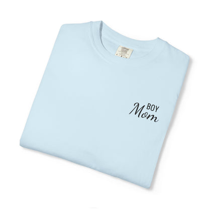 Boy Mom Embroidered Comfort Color T-Shirt