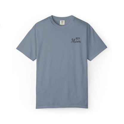 Boy Mom Embroidered Comfort Color T-Shirt