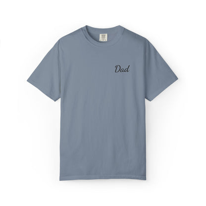 Dad Script Embroidered Comfort Color T-Shirt