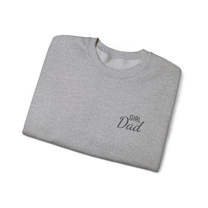 Girl Dad Embroidered Crewneck Sweatshirt