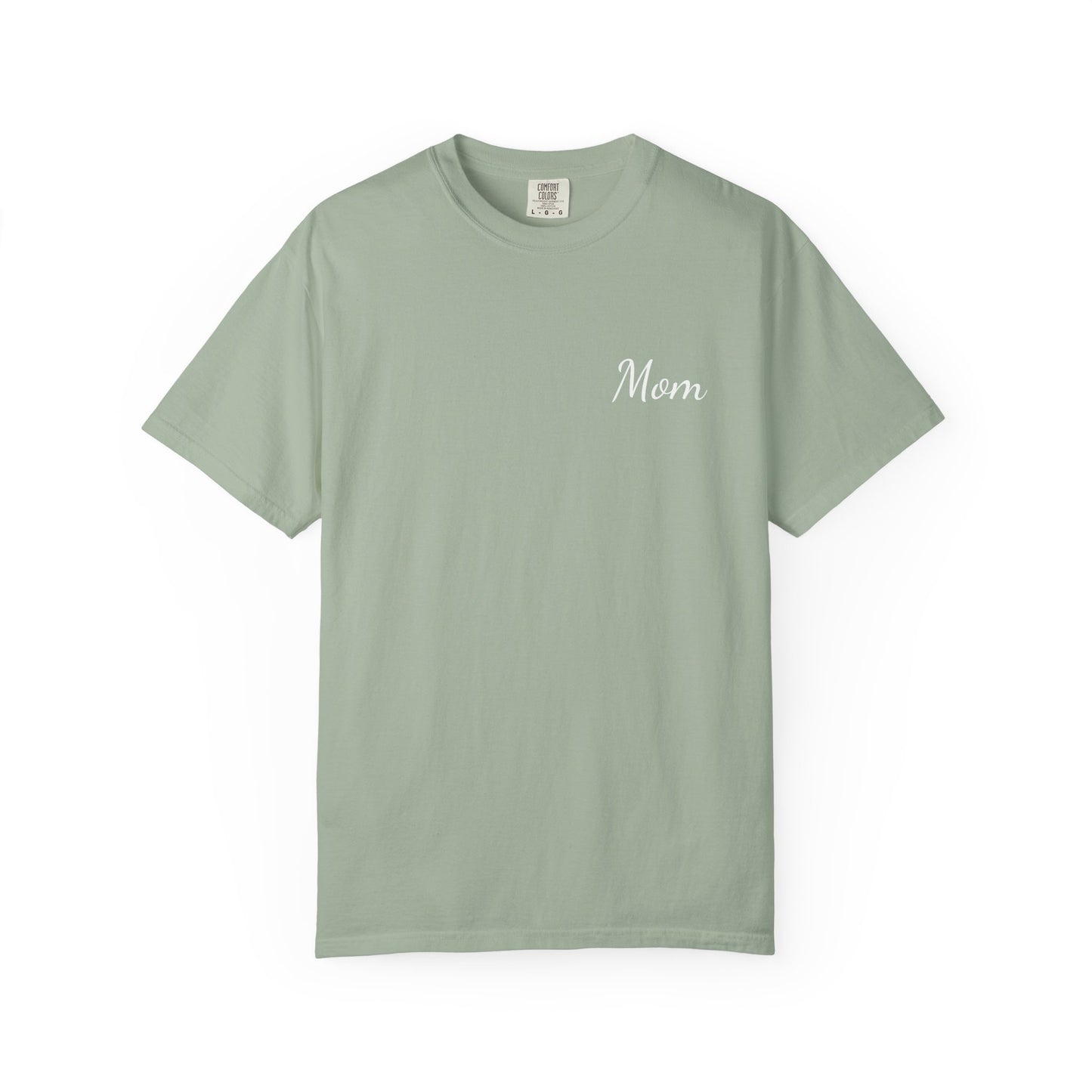 Mom Script Printed T-Shirt | Comfort Colors