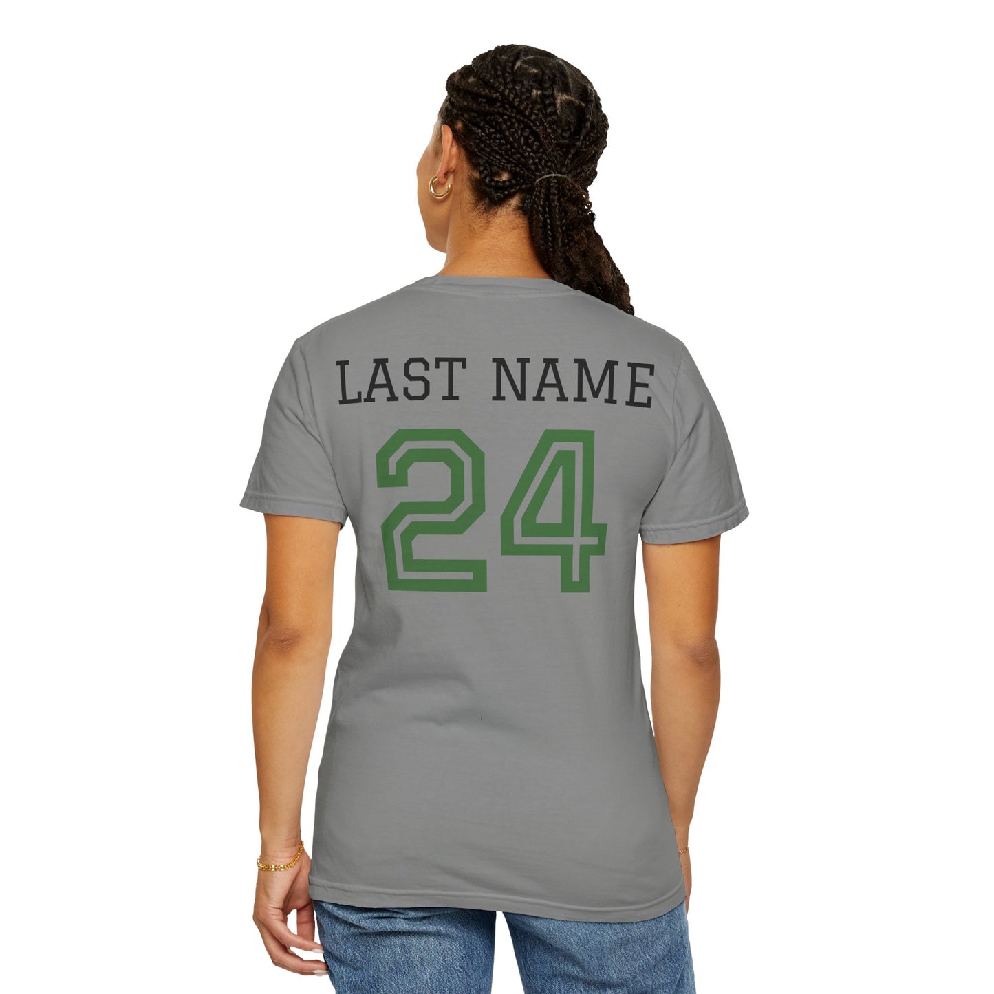 CUSTOM Football Team T-Shirt for Parents & Kids - Personalize with Name, Team Name & Number