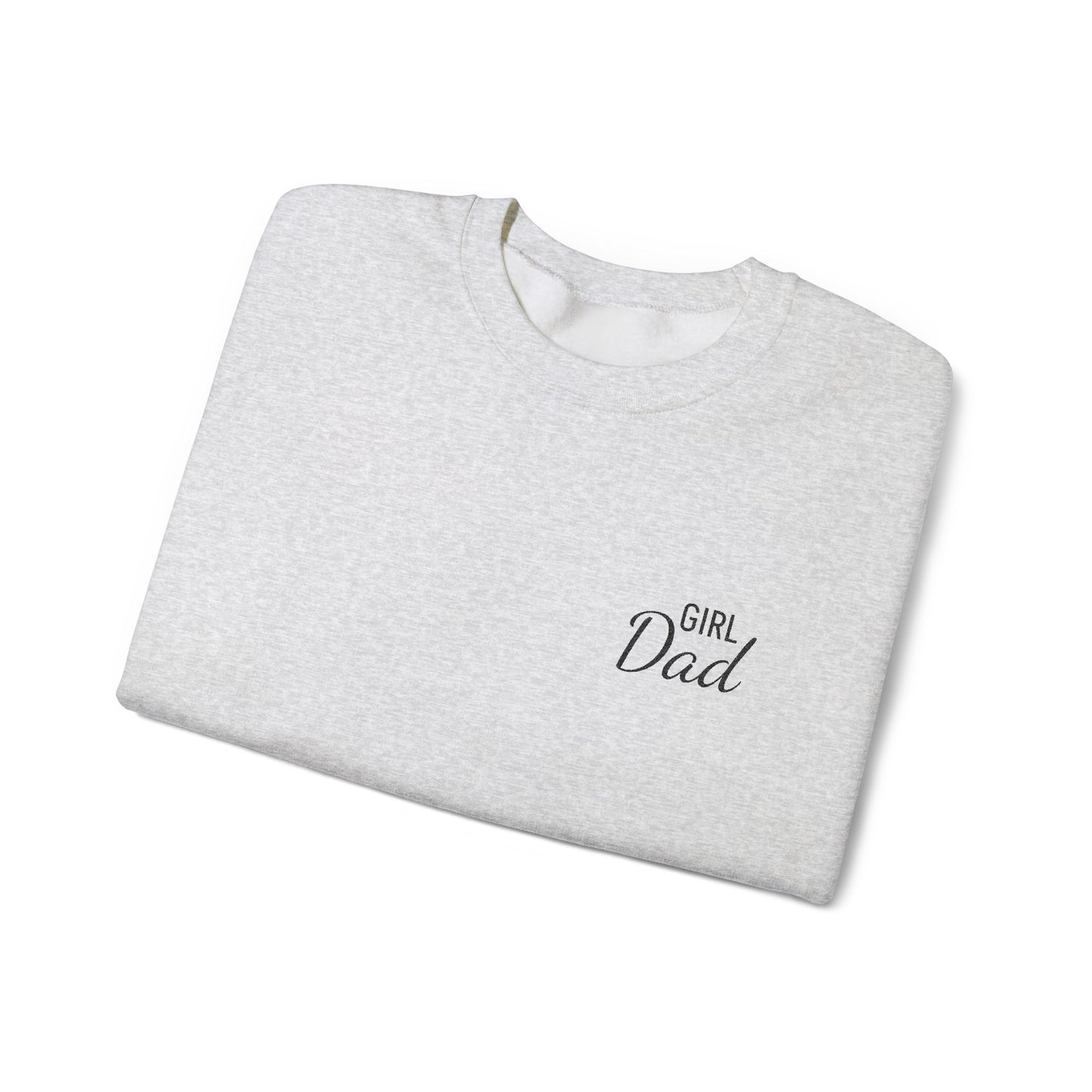 Girl Dad Embroidered Crewneck Sweatshirt