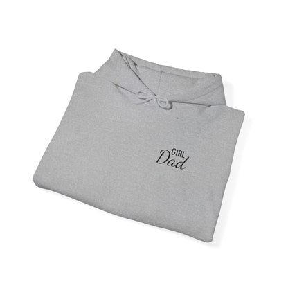 Girl Dad Embroidered Hoodie - Black Text