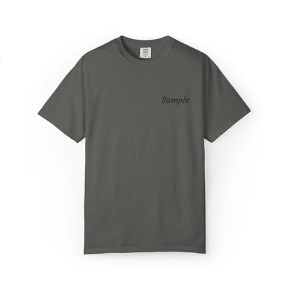 Custom Grandparent Embroidered Name - Comfort Color T-Shirt