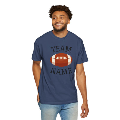 CUSTOM Football Team T-Shirt for Parents & Kids - Personalize with Name, Team Name & Number