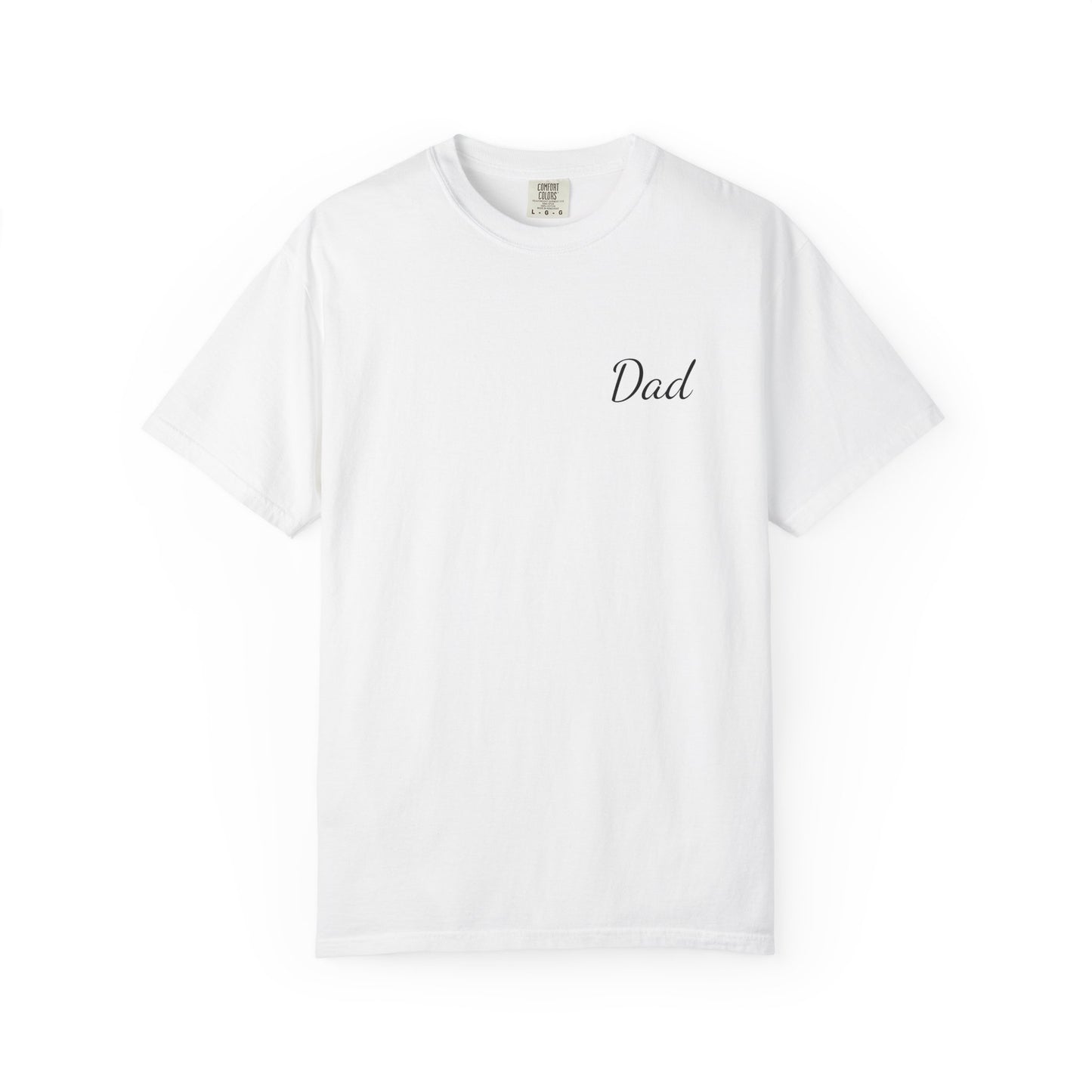 Dad Script Printed T-Shirt | Comfort Colors