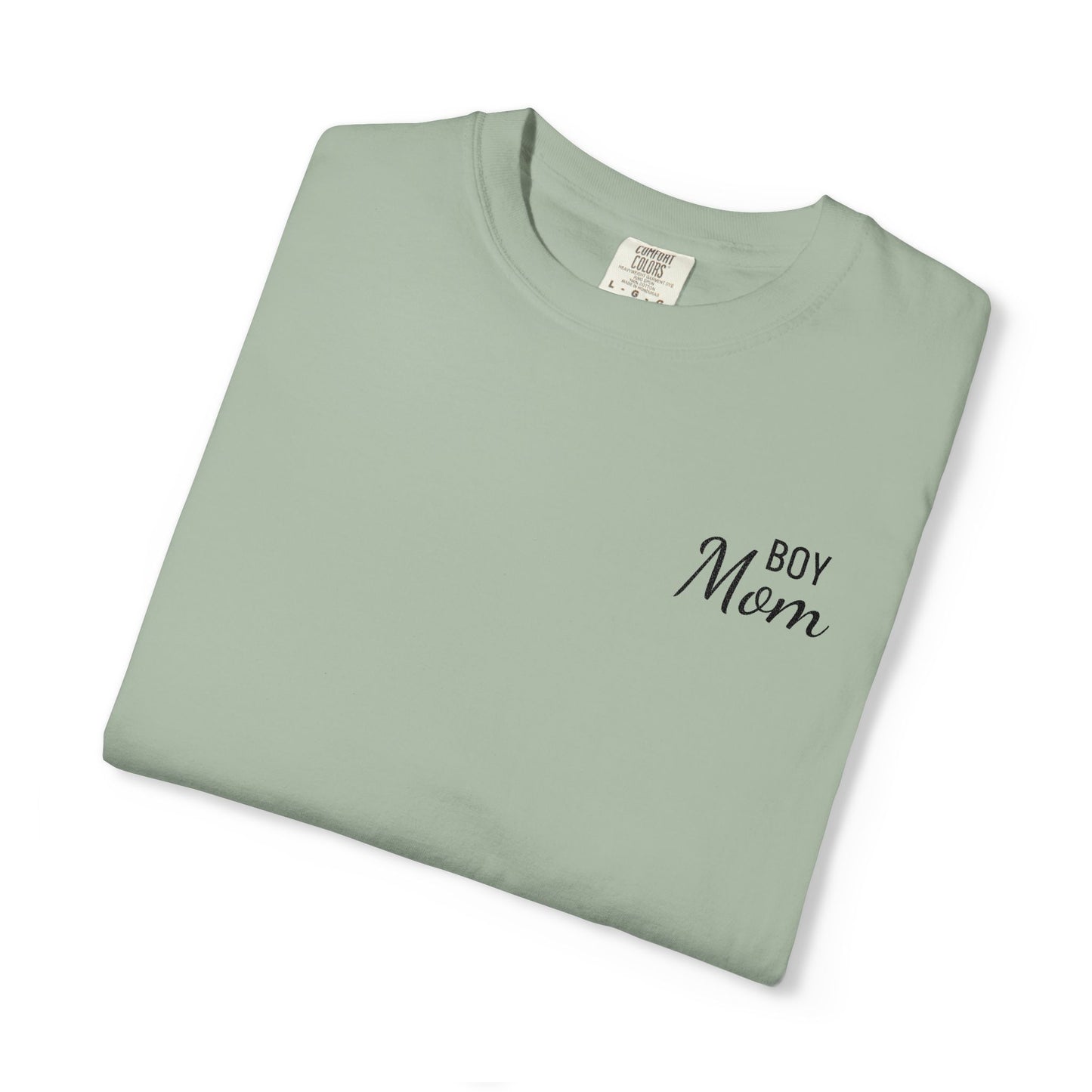 Boy Mom Embroidered Comfort Color T-Shirt