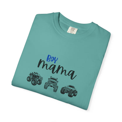 Boy Mama T-Shirt — Mom of Boys Graphic Tee with Trucks