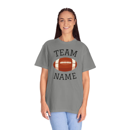 CUSTOM Football Team T-Shirt for Parents & Kids - Personalize with Name, Team Name & Number