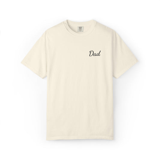 Dad Script Embroidered Comfort Color T-Shirt