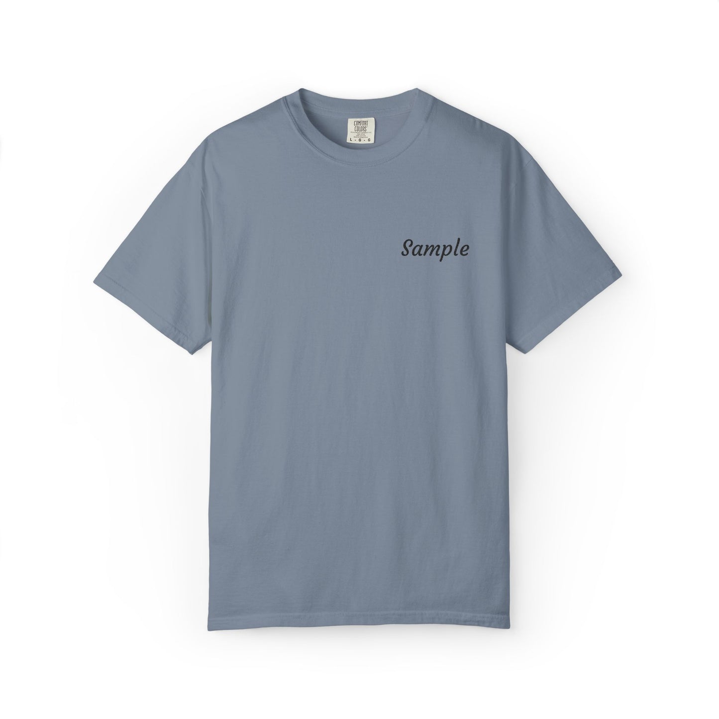 Custom Grandparent Embroidered Name - Comfort Color T-Shirt
