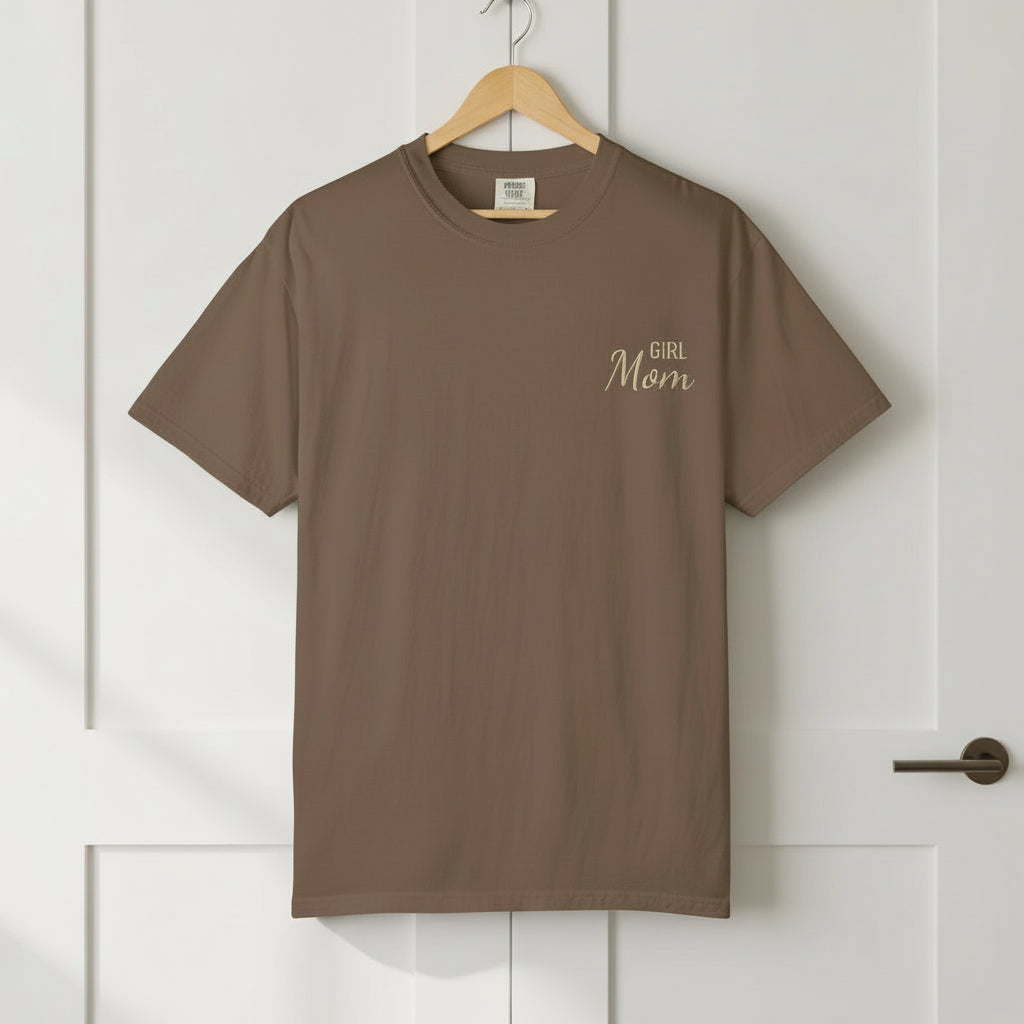 Girl Mom Printed T-Shirt | Comfort Colors T-shirt
