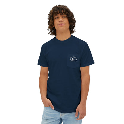 Girl Dad Pocket T-Shirt | Comfort Colors