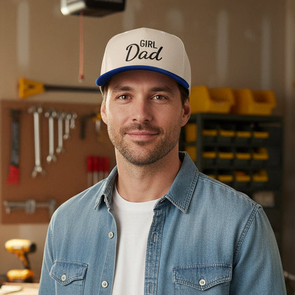 Girl Dad Embroidered Trucker Hat