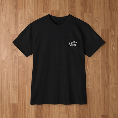 Girl Dad Pocket T-Shirt | Comfort Colors
